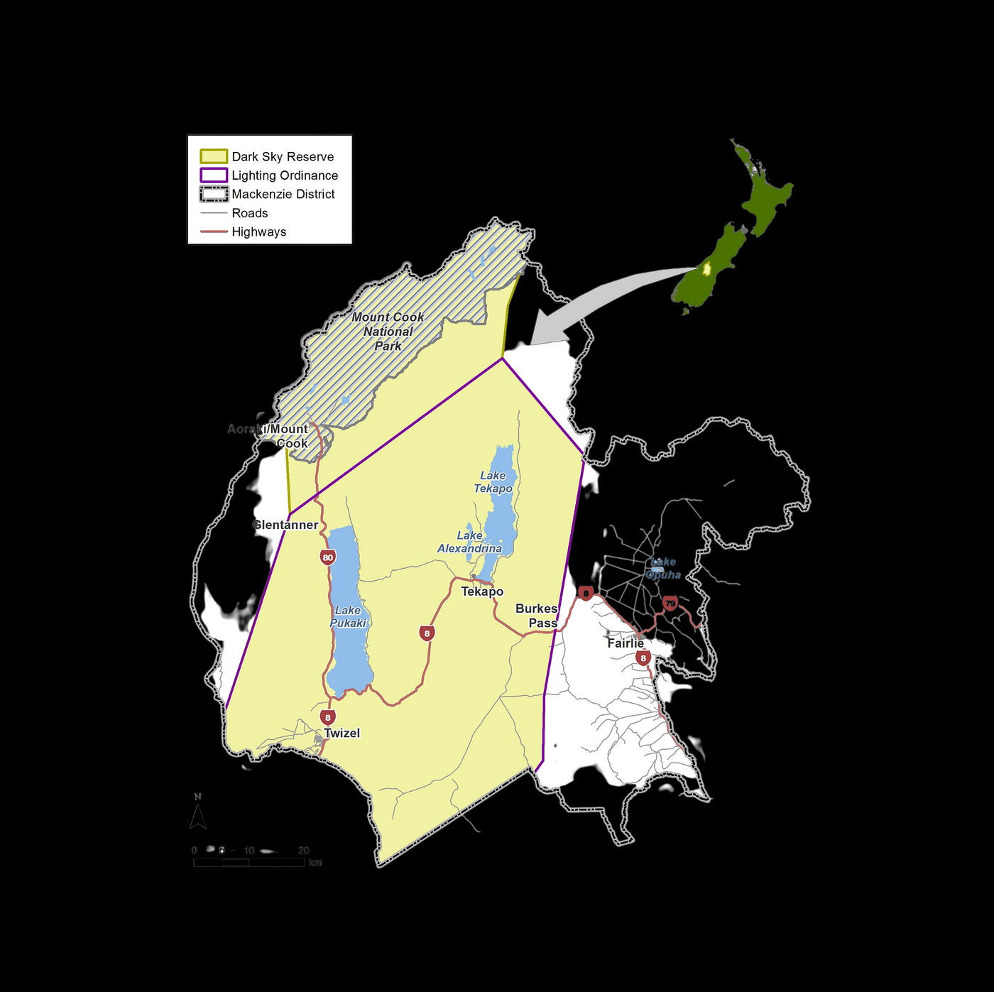 Aoraki Mackenzie International Dark Sky Reserve