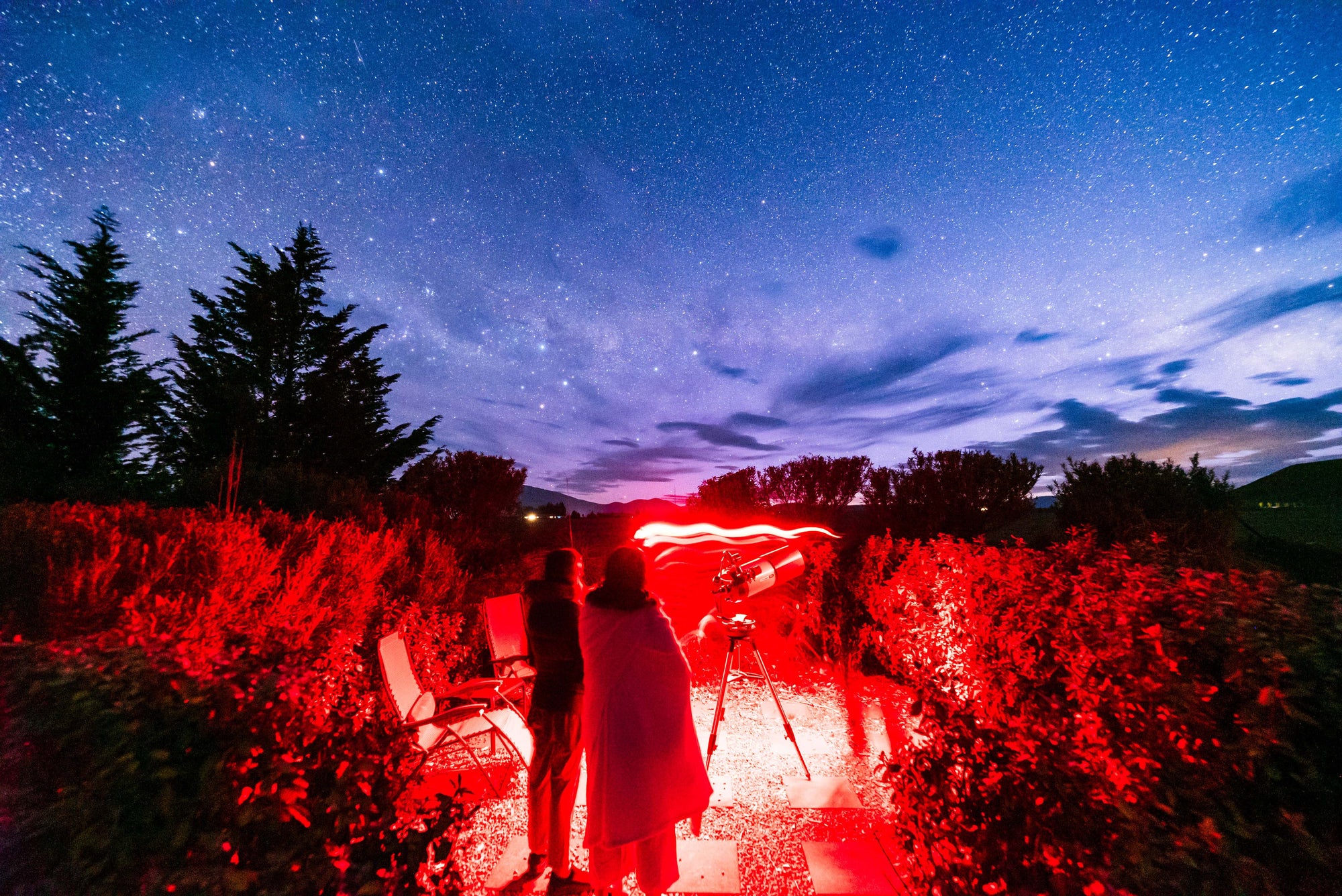 Stargazing in Twizel.