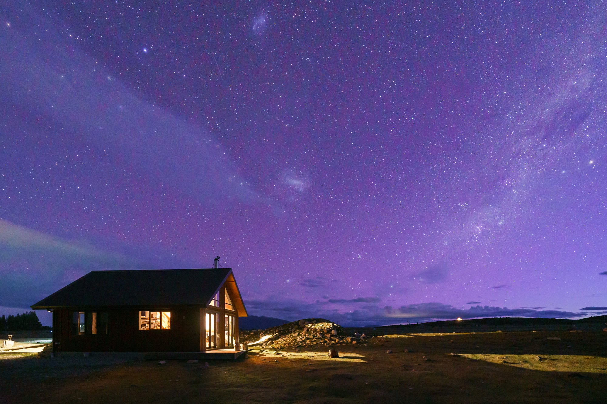 Stargazing in Ben Ohau, New Zealand