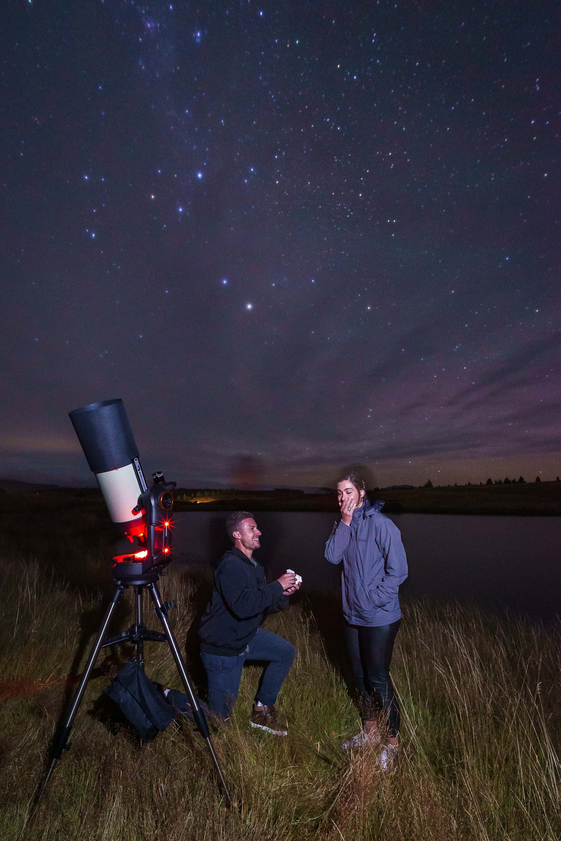 Starry Engagement Shoot (Lake Tekapo)