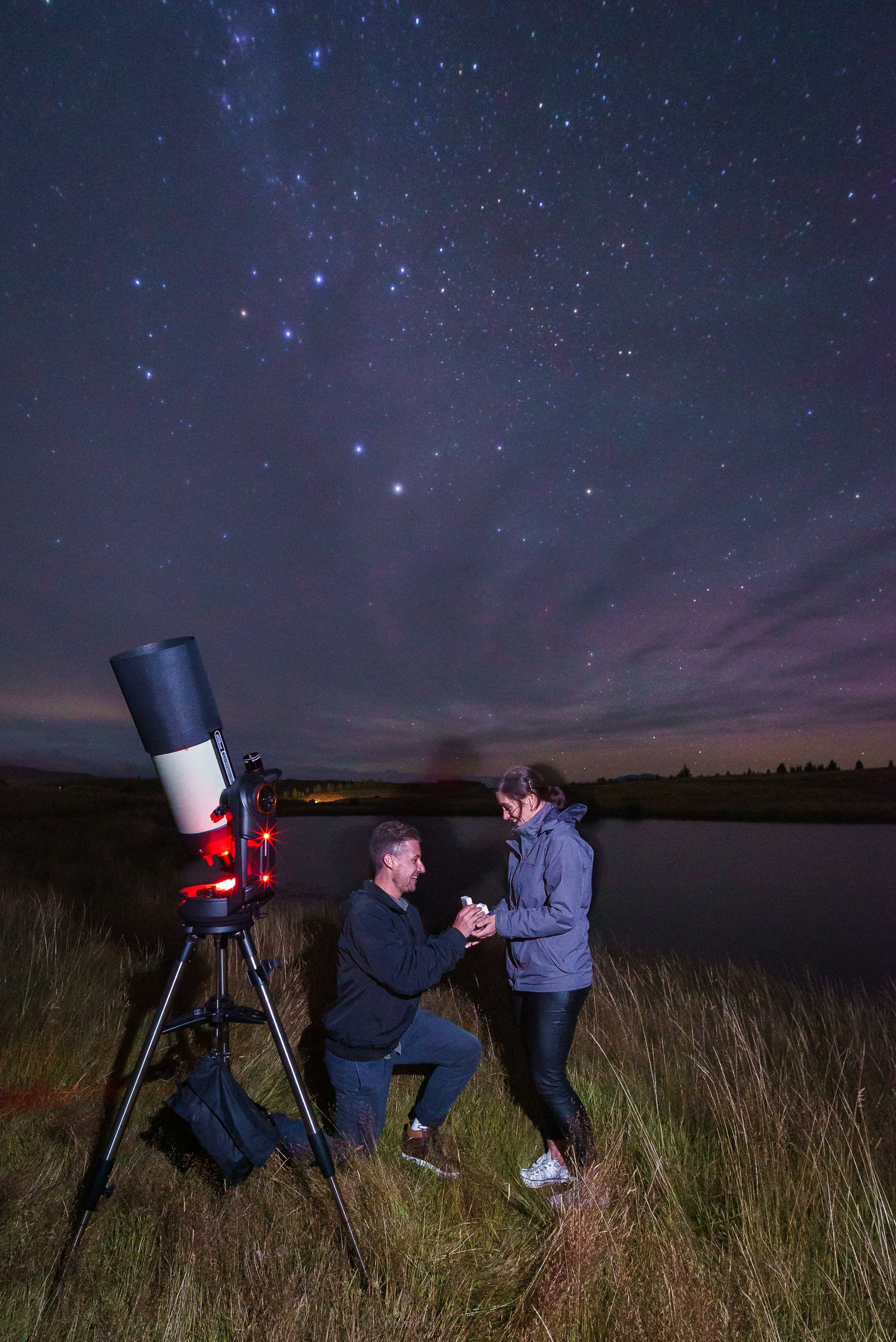 Starry Engagement Shoot (Lake Tekapo)